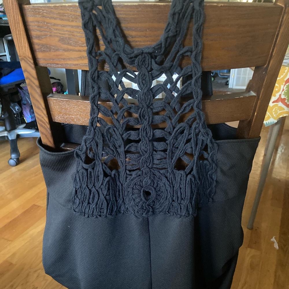 Torrid Braided Crochet Racer Back Tank Top Size 2X